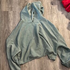Cozy Green Hooded Sweatshirt